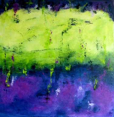 Painting titled "160-80x80.jpg" by Angeles Muntalt Boltaña, Original Artwork, Acrylic