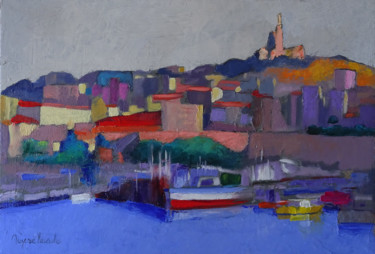 Quartier Saint Victor 38x55 cm ©2018 par Jacques Peyrelevade
