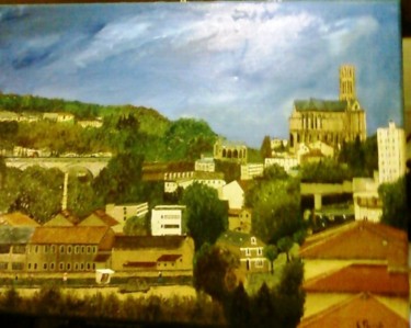 Peinture intitulée "Le cartier des Cass…" par François Peyrout, Œuvre d'art originale