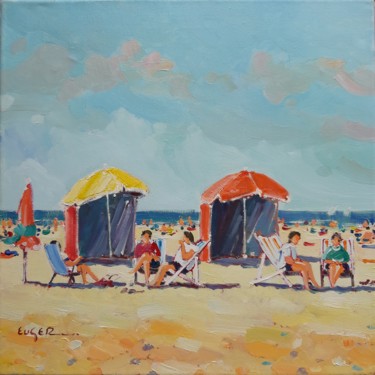 Painting titled "Deauville" by Philippe Euger, Original Artwork, Oil