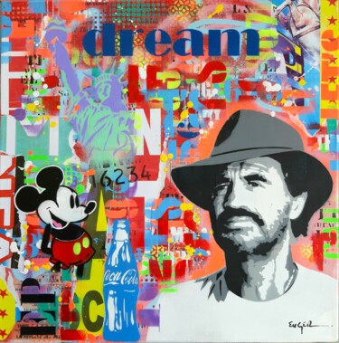 Painting titled "Dream" by Philippe Euger, Original Artwork, Spray paint