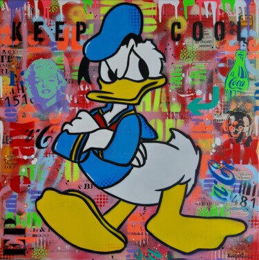 Painting titled "Keep cool (3)" by Philippe Euger, Original Artwork, Spray paint