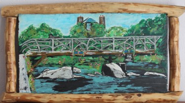 Painting titled "pont-aven.jpg" by Rpcreations, Original Artwork, Acrylic