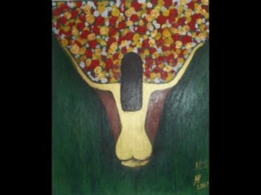 Painting titled "THE OFFERING" by Phamart13, Original Artwork