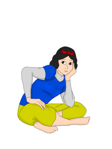 Snow White Digitale Künste mit dem Titel "Snow White" von Phantom Artz, Original-Kunstwerk, Digitale Malerei