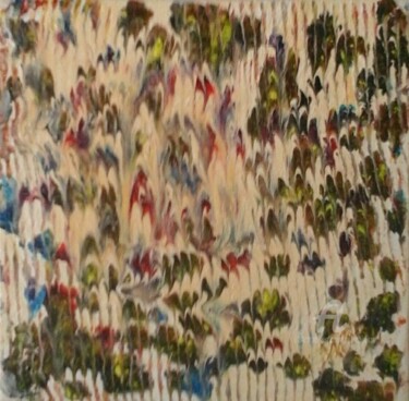 Painting titled "Population" by Marie Phebidias, Original Artwork, Acrylic