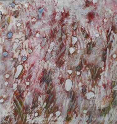 Malerei mit dem Titel "Rude hiver" von Marie Phebidias, Original-Kunstwerk, Acryl