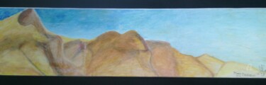 Painting titled "Abstrait N'4" by Marie Phebidias, Original Artwork, Chalk