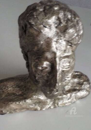 Sculpture intitulée "La Tête" par Marie Phebidias, Œuvre d'art originale, Terre cuite