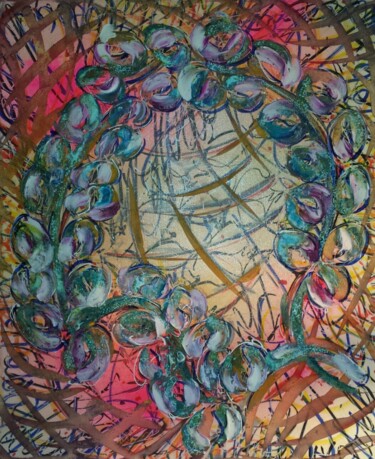 Peinture intitulée "Palmes académiques…" par Phélix Ludop, Œuvre d'art originale, Acrylique