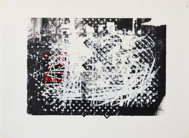 Printmaking titled "MEMORY SCAPE 1004" by Phil Constable, Original Artwork, Screenprinting