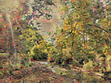 Digital Arts titled "Summer Tapestry" by Phil 'Philosofree' Cheney, Original Artwork, Digital Painting