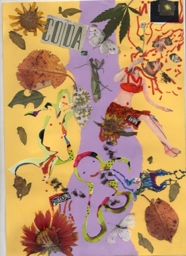 Collagen mit dem Titel "Coda." von Phil Colisov, Original-Kunstwerk, Andere