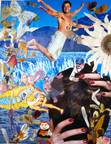 Collages intitulée "Magical mystery tou…" par Phil Colisov, Œuvre d'art originale, Autre