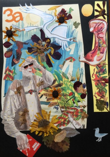 Collages intitulée "Shinin `on." par Phil Colisov, Œuvre d'art originale, Autre