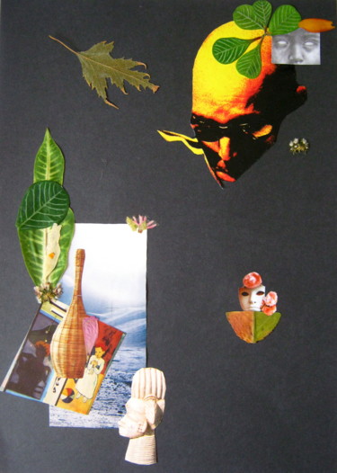 Collages intitulée "Is there love in sp…" par Phil Colisov, Œuvre d'art originale, Autre