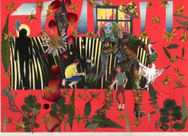 Collages intitulée "Number of the Beast." par Phil Colisov, Œuvre d'art originale, Autre