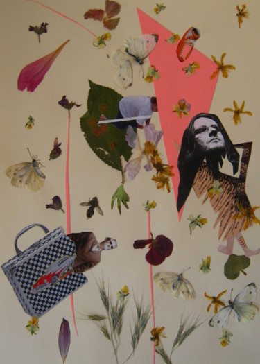 Collages intitulée "Fear of a blank pla…" par Phil Colisov, Œuvre d'art originale, Autre