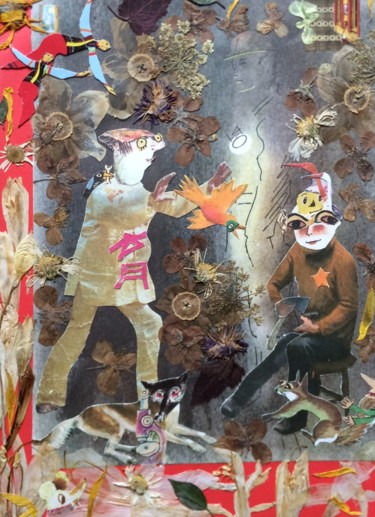 Collages titled "SQUIRREL." by Phil Colisov, Original Artwork