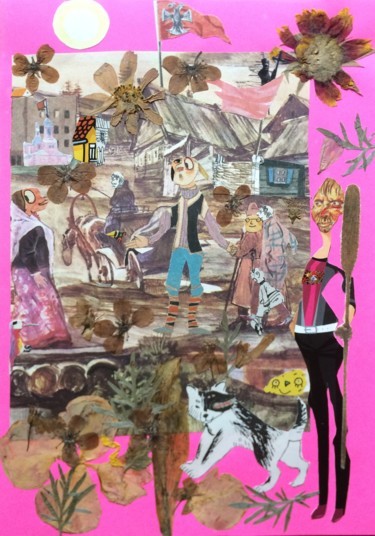 Collages intitulée "Blank generation...." par Phil Colisov, Œuvre d'art originale, Autre