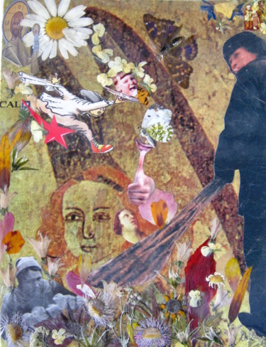 Collages intitolato "miss Fortune..." da Phil Colisov, Opera d'arte originale, Altro