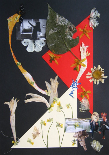 Collages intitulée "Ely and Apollin." par Phil Colisov, Œuvre d'art originale, Autre