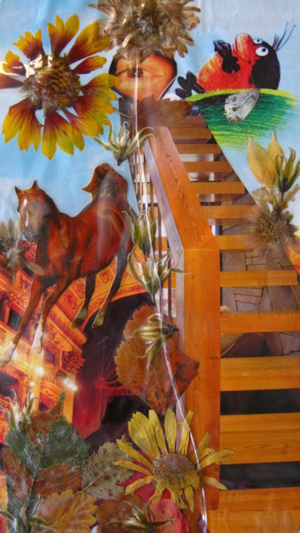 Collages intitulée "Драбина до Раю (Sta…" par Phil Colisov, Œuvre d'art originale, Autre