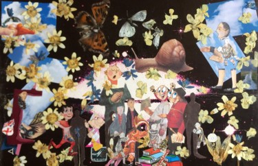 Collages intitulée "Ur vilande..." par Phil Colisov, Œuvre d'art originale, Autre