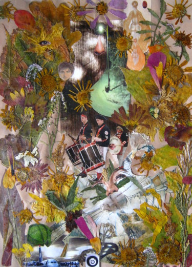 Collagen mit dem Titel "Gravejard montain h…" von Phil Colisov, Original-Kunstwerk, Andere
