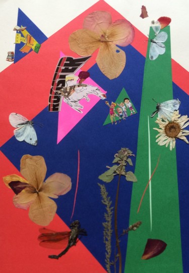 Collages intitolato "Papillon." da Phil Colisov, Opera d'arte originale, Altro