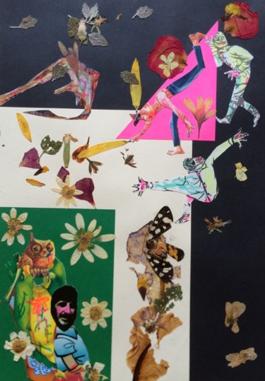 Collages intitulée "Postcards from Para…" par Phil Colisov, Œuvre d'art originale, Autre