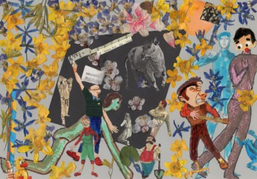 Collages intitulée "...if  somebody lov…" par Phil Colisov, Œuvre d'art originale, Autre