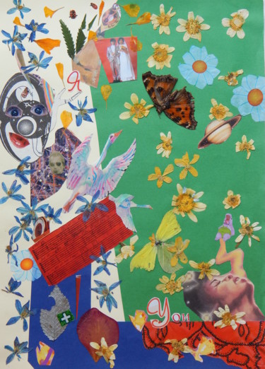 Collages titled "You fly little wing." by Phil Colisov, Original Artwork
