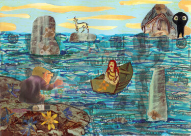 Collages intitolato "Tales,.." da Phil Colisov, Opera d'arte originale, Collages