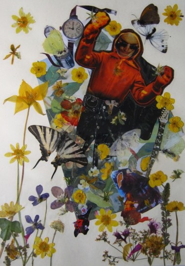 Collages getiteld "The inner mounting…" door Phil Colisov, Origineel Kunstwerk, Olie