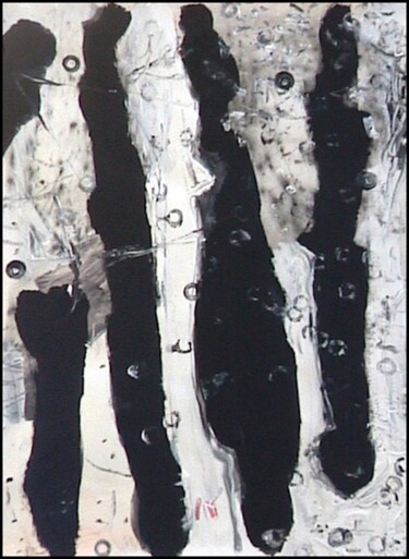 Картина под названием "6-93" - Philip Alsican, Подлинное произведение искусства, Акрил