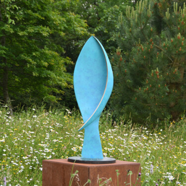 Sculpture titled "Response IV" by Philip Hearsey, Original Artwork, Bronze