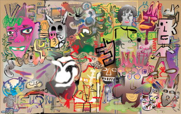 Цифровое искусство под названием "Lille" - Philip Marchal, Подлинное произведение искусства, 2D Цифровая Работа Установлен н…