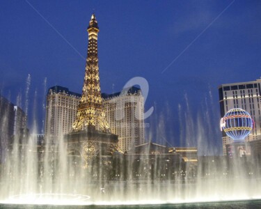 Photography titled "Las Vegas 4" by Philip Rejean, Original Artwork, Digital Photography Mounted on Cardboard