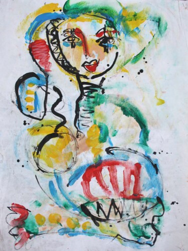 Malerei mit dem Titel "REVEUR" von Philip/Ulrike Langen, Original-Kunstwerk, Acryl