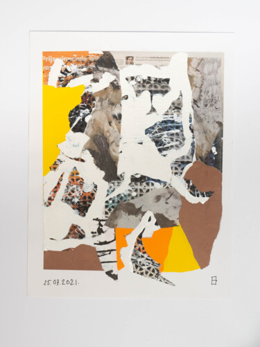 Collages titled "Collage spat" by Philip Vencken, Original Artwork, Collages