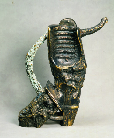 Скульптура под названием "TEAPOT 06" - Philipp Rukavishnikov, Подлинное произведение искусства, Бронза