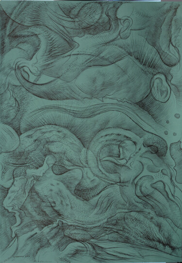 Desenho intitulada "Poster 33" por Philipp Rukavishnikov, Obras de arte originais, Canetac de aerossol