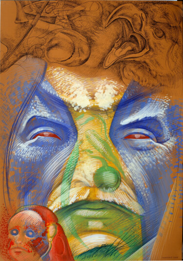 Pintura titulada "Poster 67" por Philipp Rukavishnikov, Obra de arte original, Acrílico