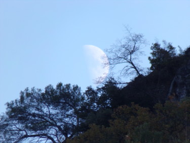 Fotografie getiteld "Lune" door Philippe Reclus, Origineel Kunstwerk, Niet gemanipuleerde fotografie