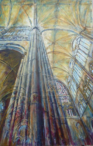Quarante deux mètres trente Peinture intitulée "Quarante deux mètre…" par Philippe Lasselin, Œuvre d'art originale, Acrylique