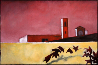 Peinture intitulée "2009-Terrasse de nu…" par Philippe Alliet, Œuvre d'art originale, Huile
