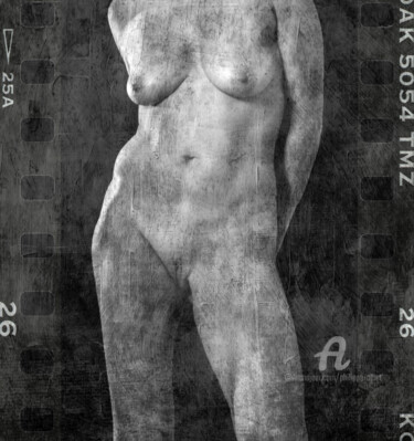 Photography titled "PALT 00010-Sexualité" by Philippe Alliet, Original Artwork, Manipulated Photography Mounted on Aluminium