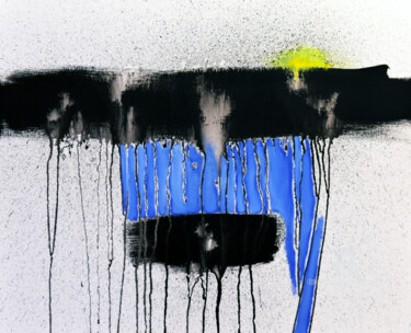 Malerei mit dem Titel "Iguazu suite N° 008" von Philippe Alliet, Original-Kunstwerk, Öl