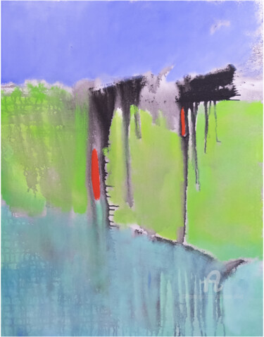 Pittura intitolato "Iguazu suite N°11" da Philippe Alliet, Opera d'arte originale, Olio